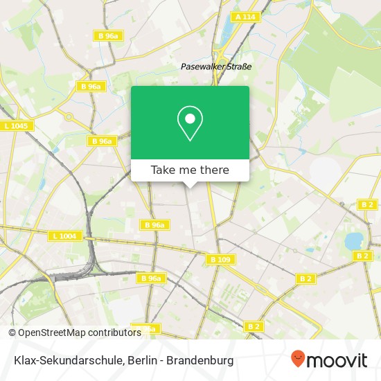 Klax-Sekundarschule map