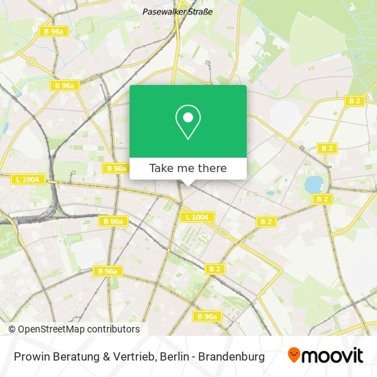 Карта Prowin Beratung & Vertrieb