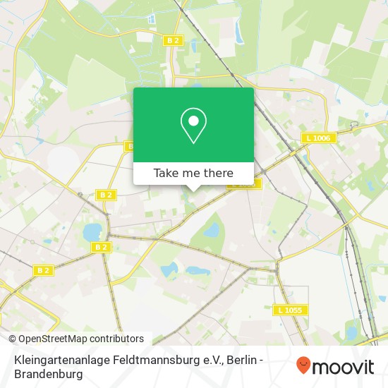 Карта Kleingartenanlage Feldtmannsburg e.V.