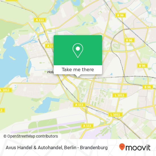 Avus Handel  & Autohandel map