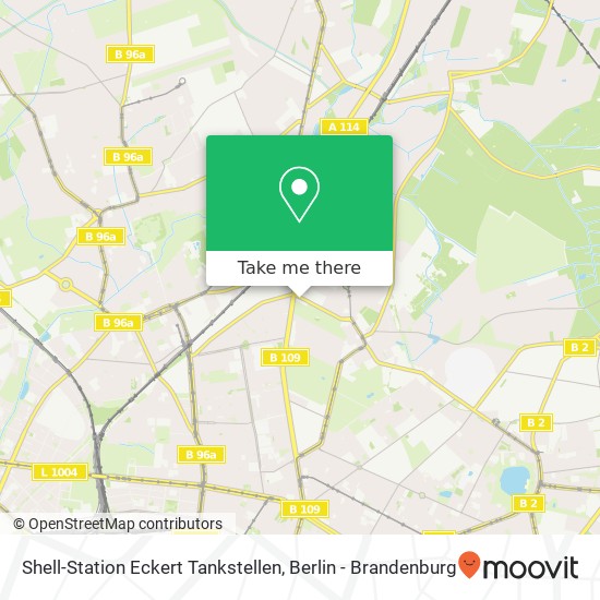 Shell-Station Eckert Tankstellen map