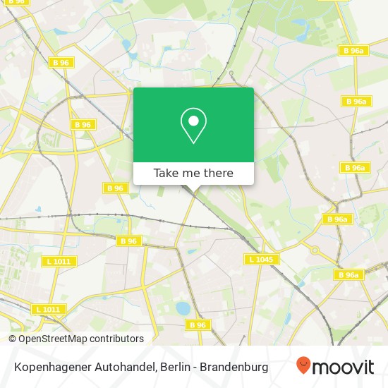 Kopenhagener Autohandel map