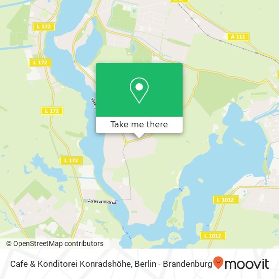 Cafe & Konditorei Konradshöhe map