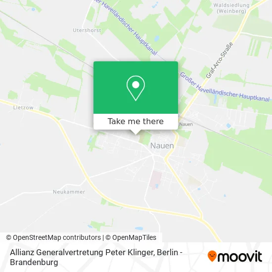 Карта Allianz Generalvertretung Peter Klinger