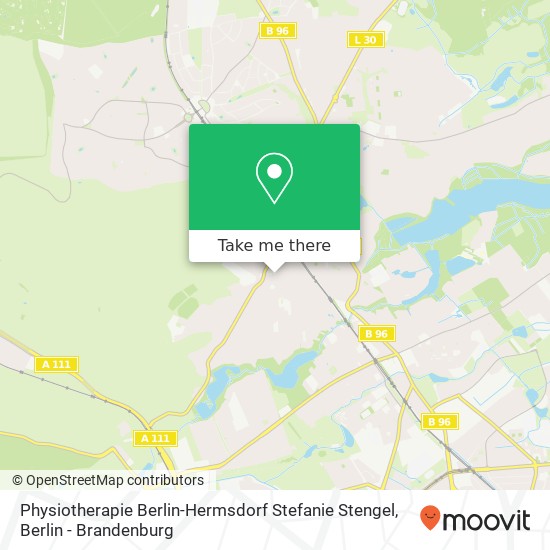 Physiotherapie Berlin-Hermsdorf Stefanie Stengel map