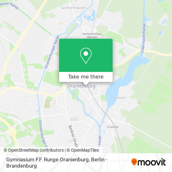 Gymnasium F.F. Runge Oranienburg map