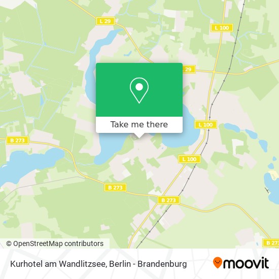 Карта Kurhotel am Wandlitzsee