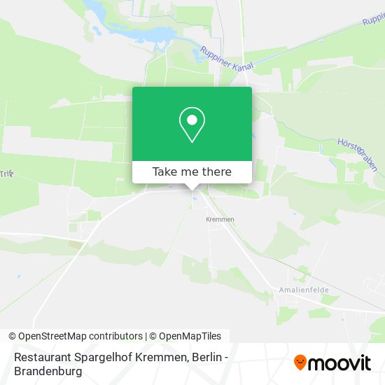 Карта Restaurant Spargelhof Kremmen