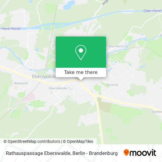 Карта Rathauspassage Eberswalde