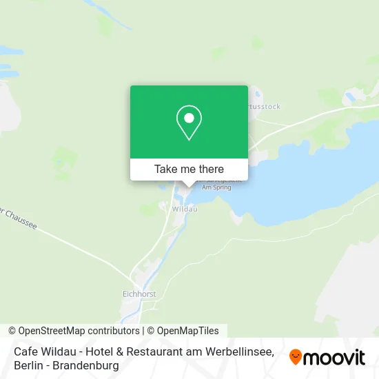 Карта Cafe Wildau - Hotel & Restaurant am Werbellinsee