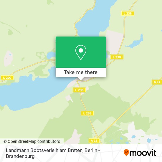 Landmann Bootsverleih am Breten map