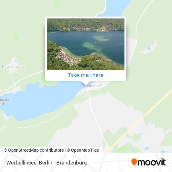 Werbellinsee map