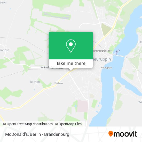 McDonald's map