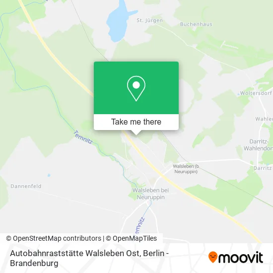 Карта Autobahnraststätte Walsleben Ost