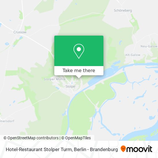 Hotel-Restaurant Stolper Turm map