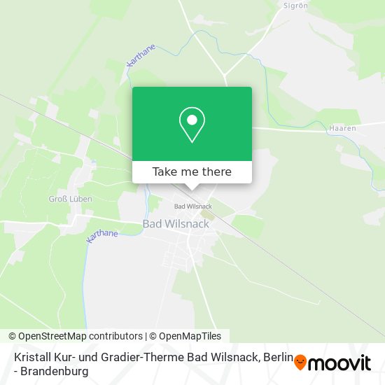 Kristall Kur- und Gradier-Therme Bad Wilsnack map