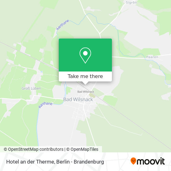 Hotel an der Therme map