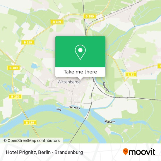 Hotel Prignitz map