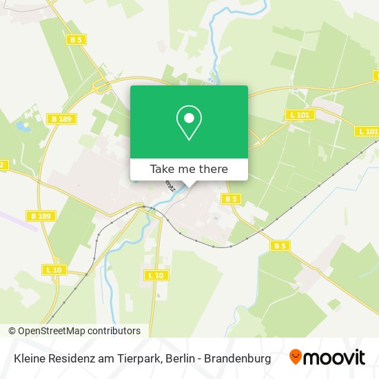 Карта Kleine Residenz am Tierpark