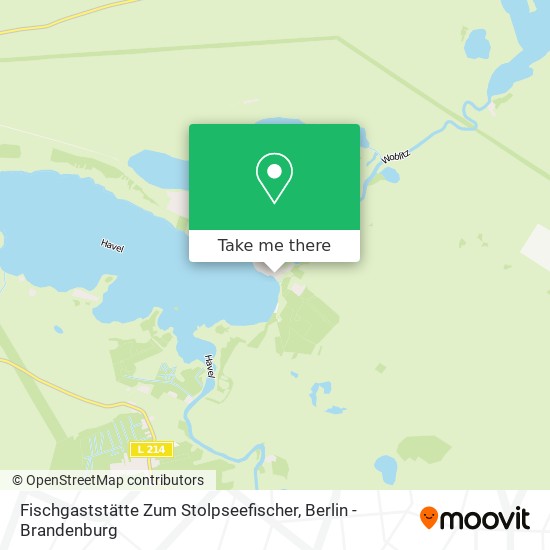 Fischgaststätte Zum Stolpseefischer map