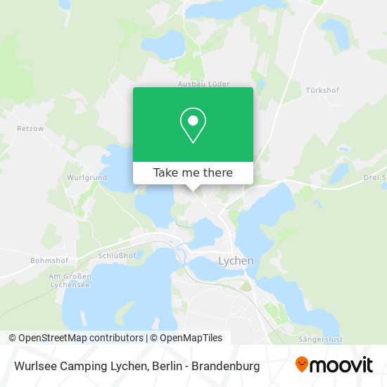 Wurlsee Camping Lychen map