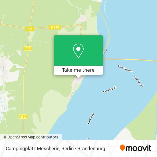 Карта Campingplatz Mescherin