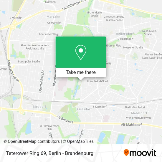 Карта Teterower Ring 69