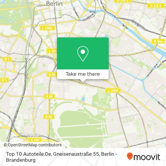 Top 10 Autoteile.De, Gneisenaustraße 55 map