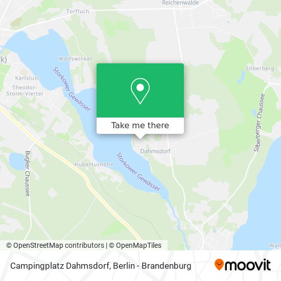Campingplatz Dahmsdorf map