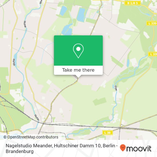 Nagelstudio Meander, Hultschiner Damm 10 map