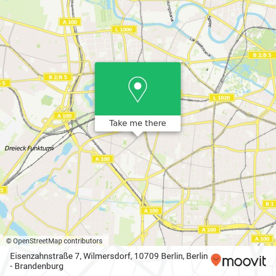 Eisenzahnstraße 7, Wilmersdorf, 10709 Berlin map