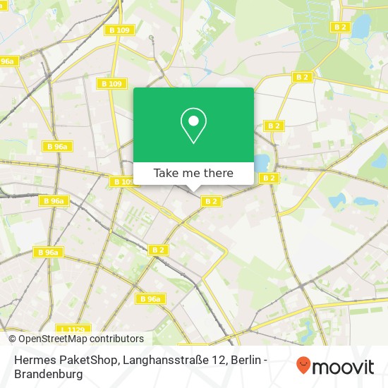 Hermes PaketShop, Langhansstraße 12 map