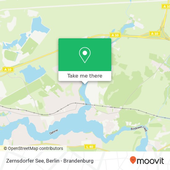 Zernsdorfer See map