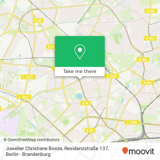 Карта Juwelier Christiane Bonze, Residenzstraße 137