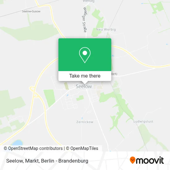 Seelow, Markt map