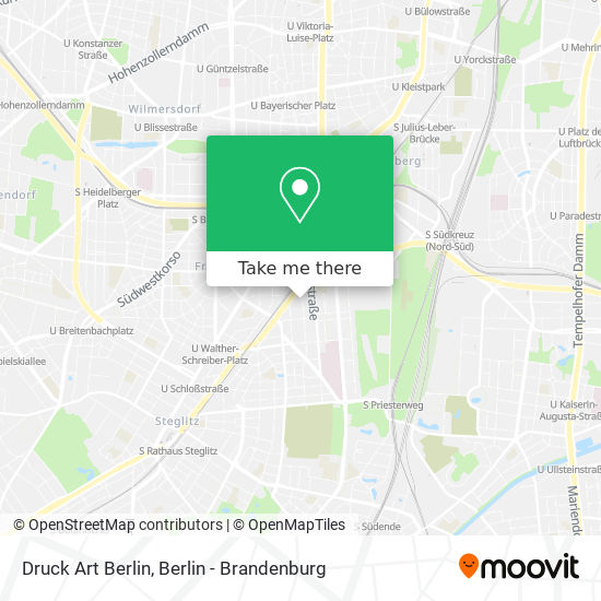 Druck Art Berlin map