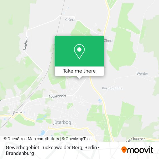 Карта Gewerbegebiet Luckenwalder Berg