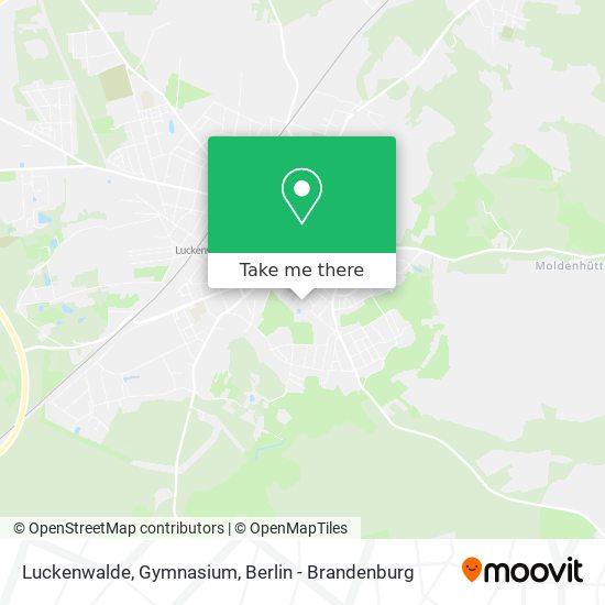 Luckenwalde, Gymnasium map