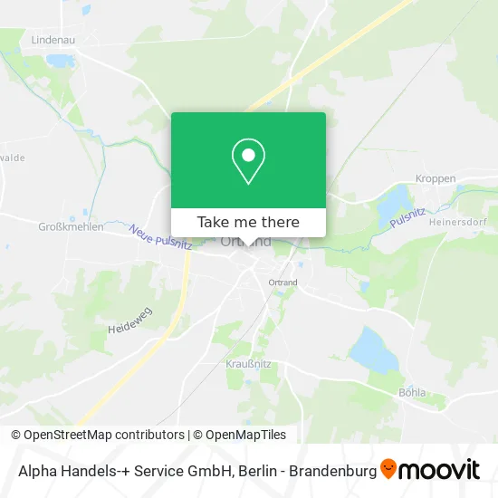 Карта Alpha Handels-+ Service GmbH