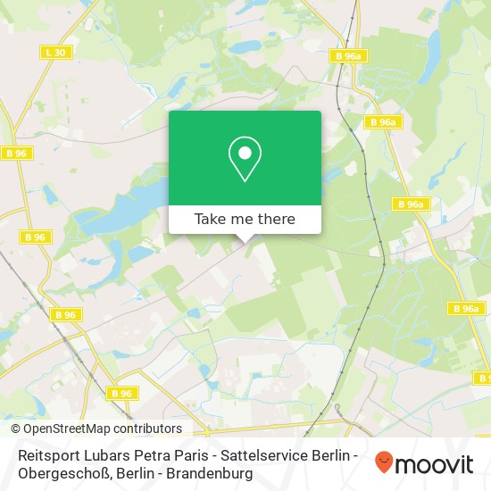 Reitsport Lubars Petra Paris - Sattelservice Berlin - Obergeschoß, Alt-Lübars 3 map