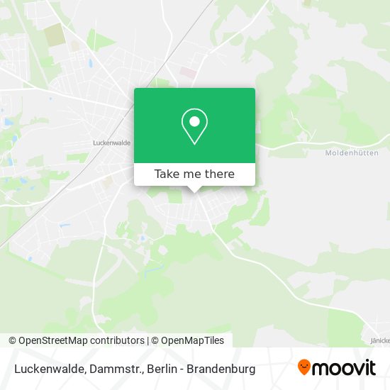 Карта Luckenwalde, Dammstr.