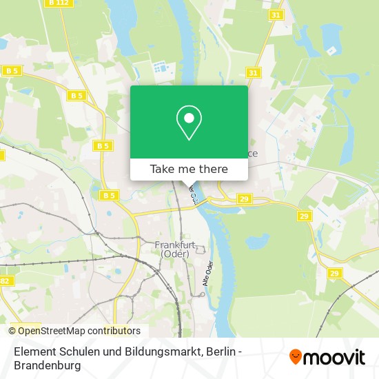 Element Schulen und Bildungsmarkt map