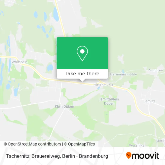 Tschernitz, Brauereiweg map
