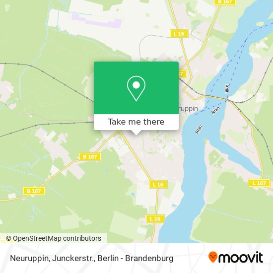 Neuruppin, Junckerstr. map