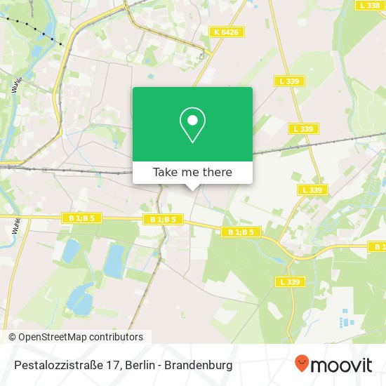 Pestalozzistraße 17, Mahlsdorf, 12623 Berlin map