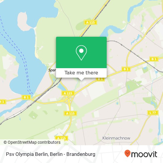 Карта Psv Olympia Berlin, Kirchweg 23