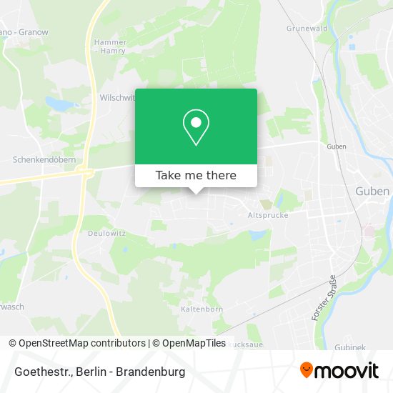 Goethestr. map