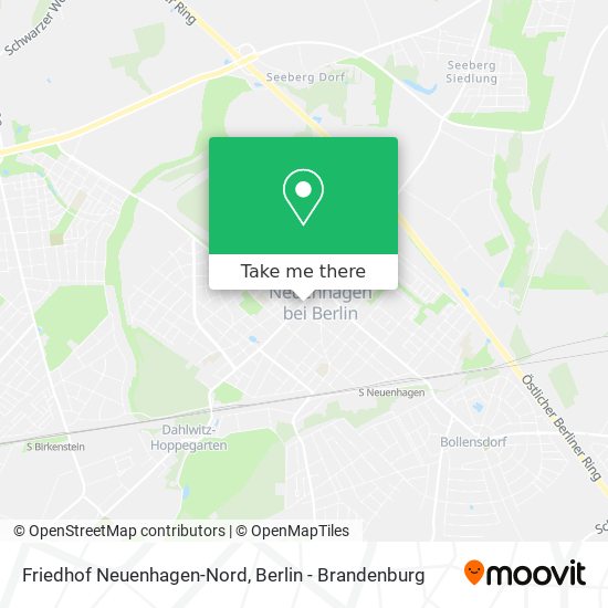 Friedhof Neuenhagen-Nord map