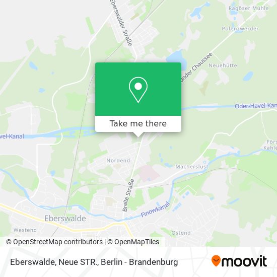 Eberswalde, Neue STR. map