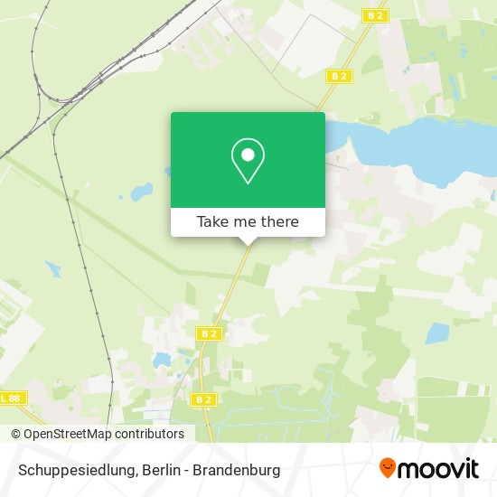 Schuppesiedlung map